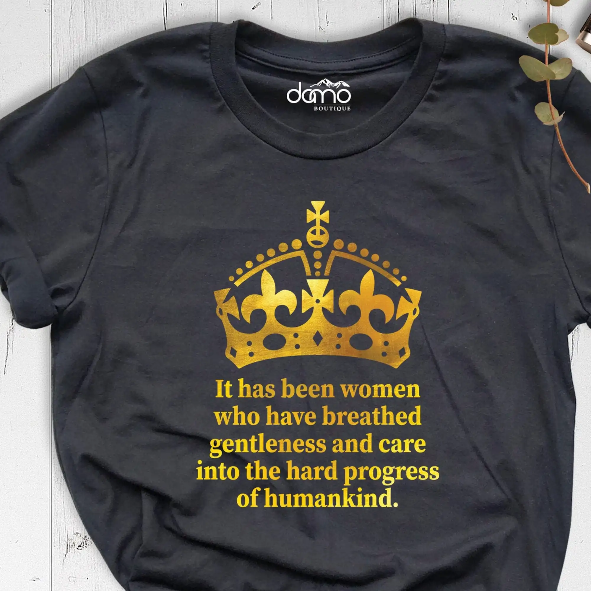 Queen Elizabeth T Shirt Print E2R Royal Gold Crown Cute The Monarch England Ii Maniche Lunghe O Corte