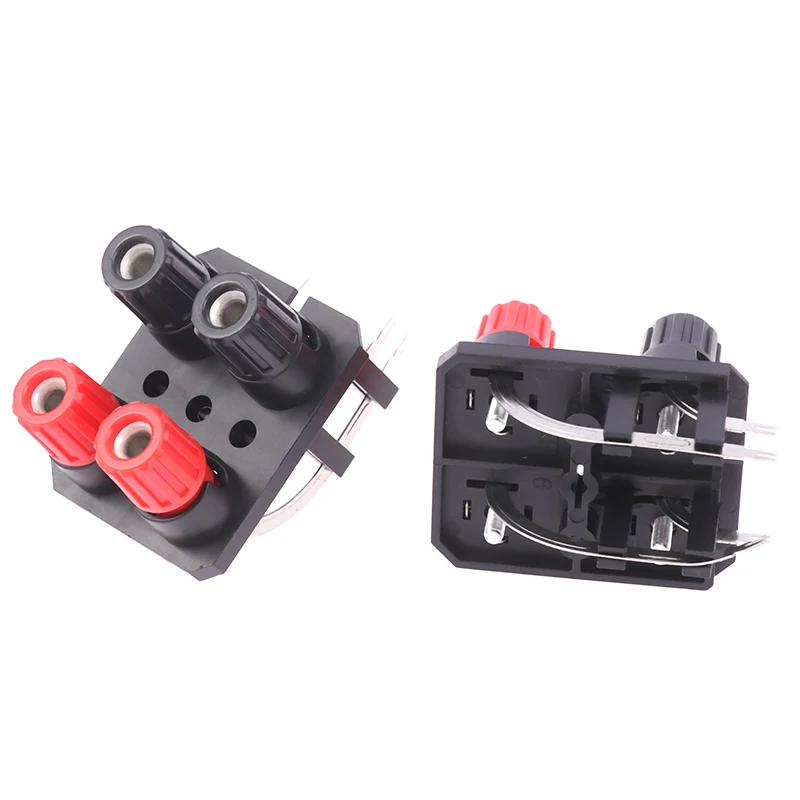 

Внешний банановый разъем FLJR, 2 шт., 4-контактный усилитель динамика, проводной зажим, розетка, фоторазъем