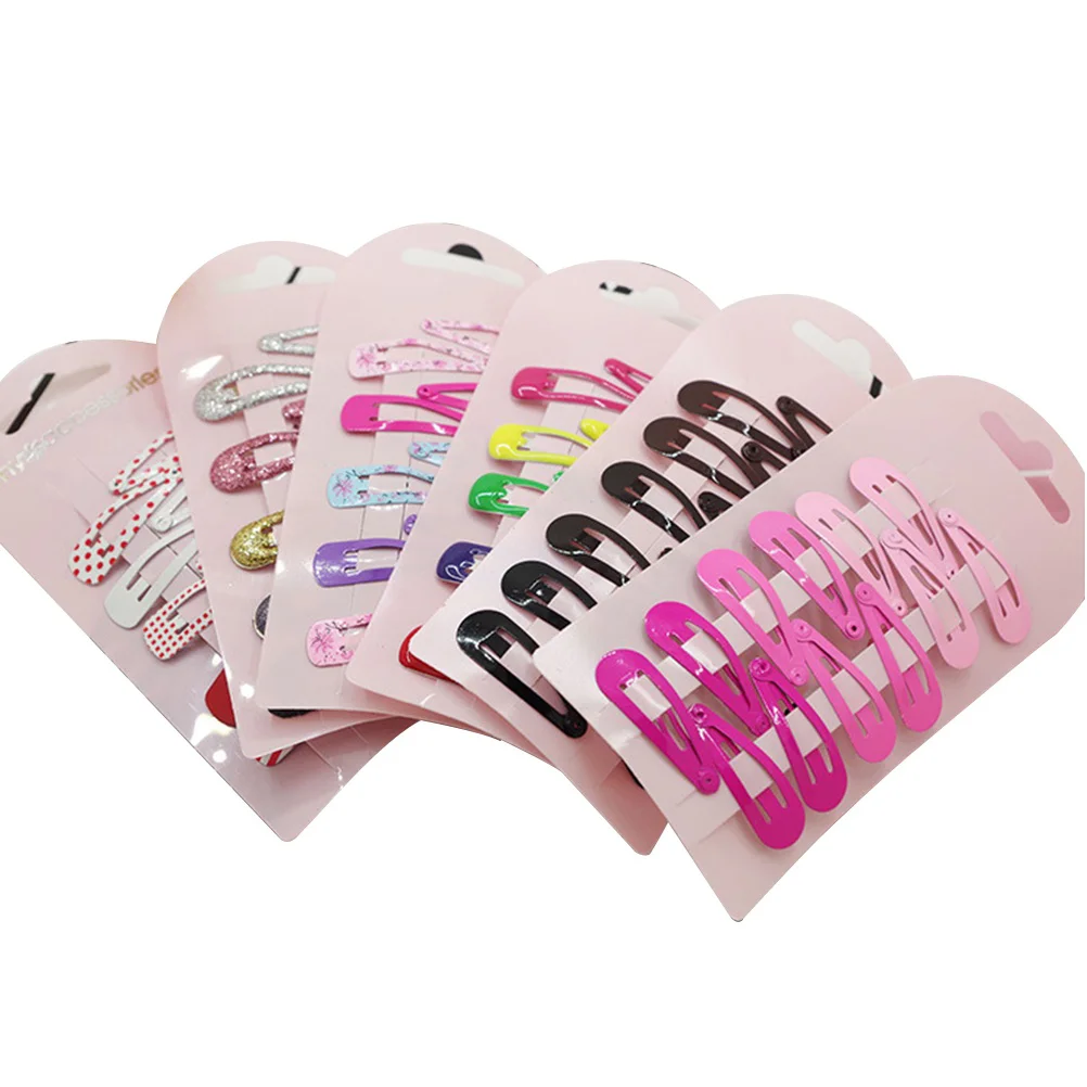 

126 Pcs Snap Hair Clips No Metal Hair Clip Barrettes for Girls Toddlers Kids Hair Accessories