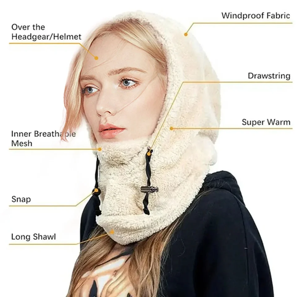 YAMEE Passamontagna Invernale Uomo Donna,Cappello Invernale,Maschera da