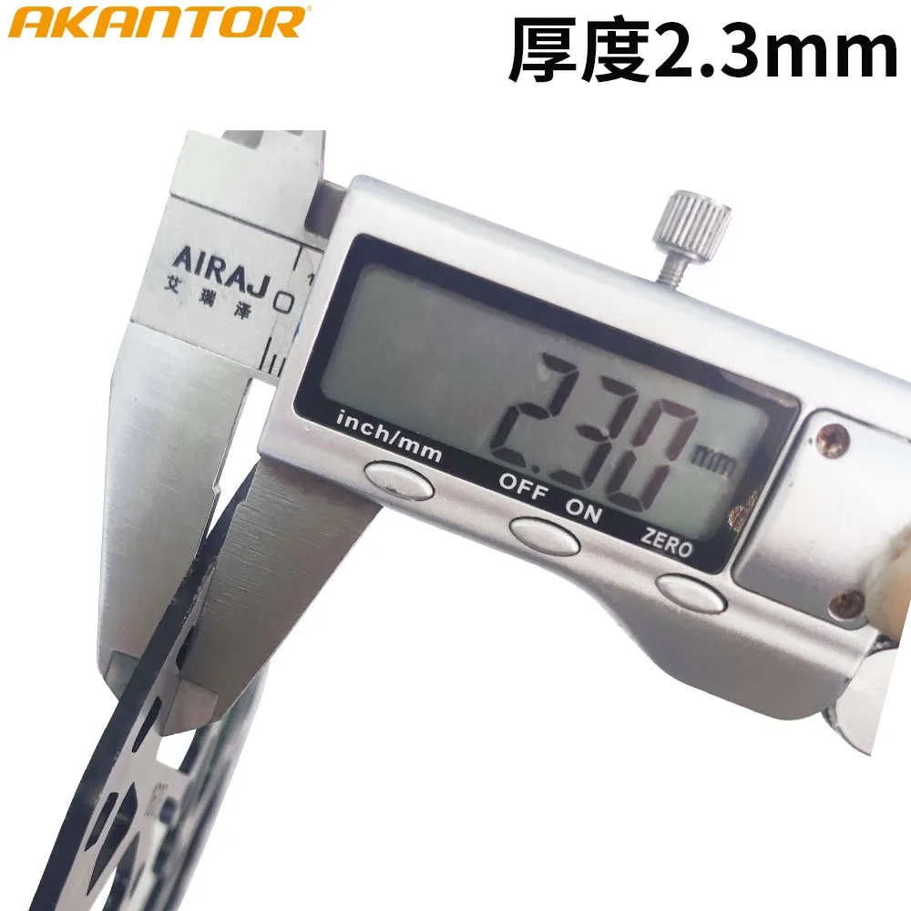 AKANTOR 2.3mm Thicken MTB E-bike Bicycle Disc Brake Rotor Stainless Steel 160mm 180mm 203mm 220mm 6 Bolts Hub Mount