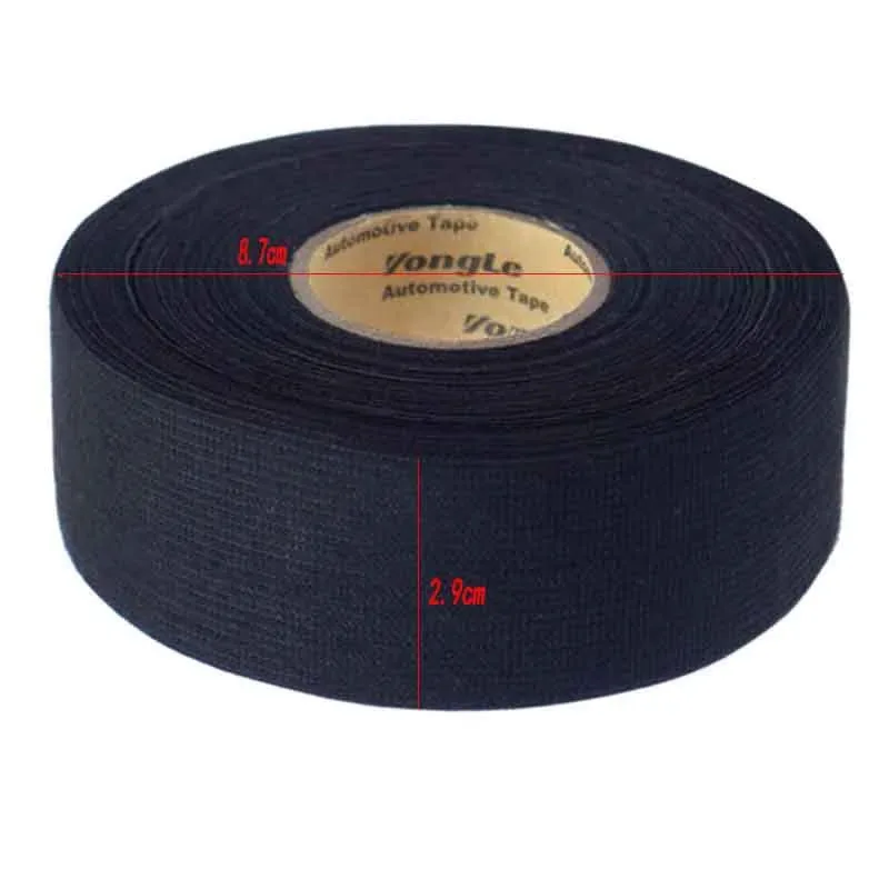 Electrical Tape Heat Resistant Harness Tape Fabric Cloth Tape Adhesives Harness tape Wiring Loom Cable Harness Adhesive Tape