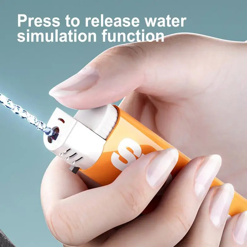 Prank Toy Water Lighters Shaped Toy Water Squirt Practical Joke Lighters For Kids Adult Gift prank toys water gun