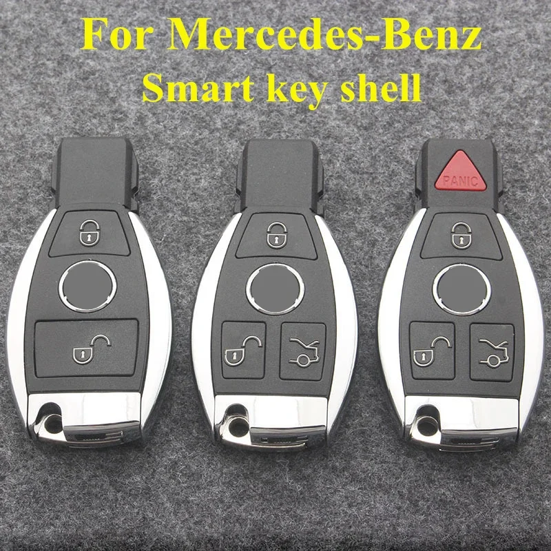 2/3/4 buttons BGA NEC Replace Car Remote Control Key Shell For Mercedes Benz W203 W204 W205 W210 W211 W212 W221 W222
