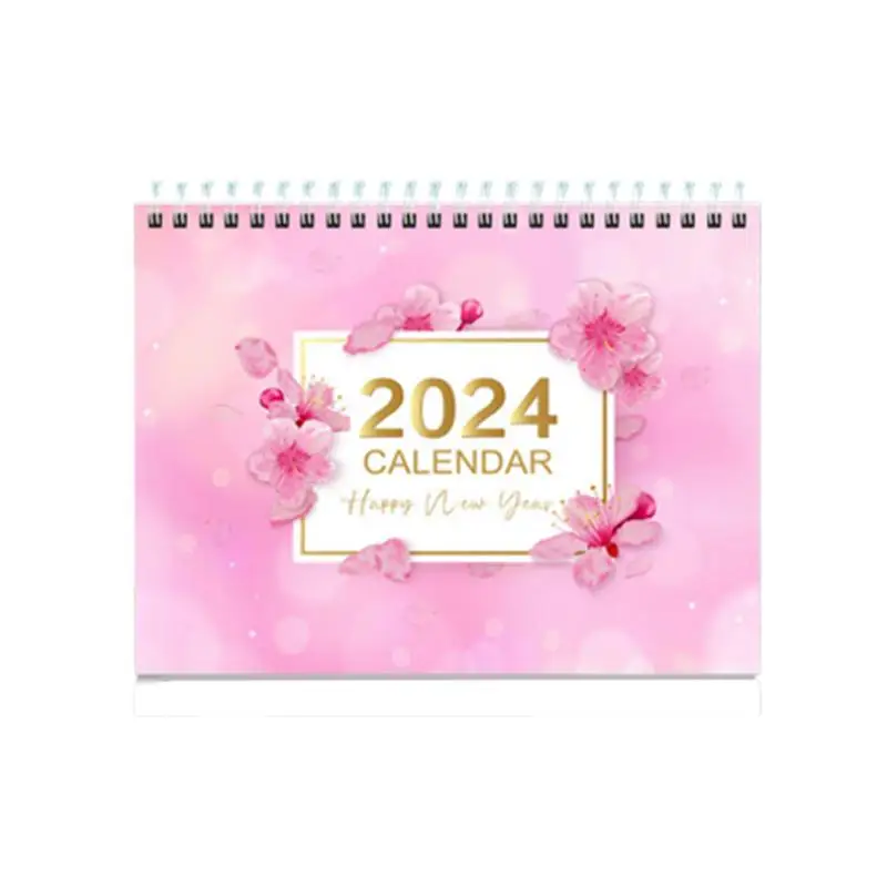 

Floral Desk Calendar 2024 Floral Spiral 2024 Stand Up Desk Calendar 12 Month Calendar For Home School Classroom Decorative