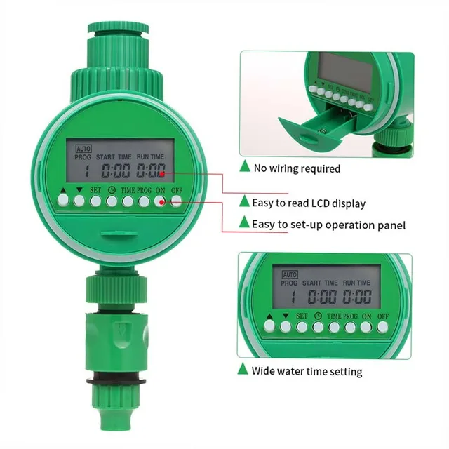 Irrigation Timer Hose Timer, Electric Faucet Water Timer Programmable Sprinkler Timer Controller for Garden Automatic Irrigation 4