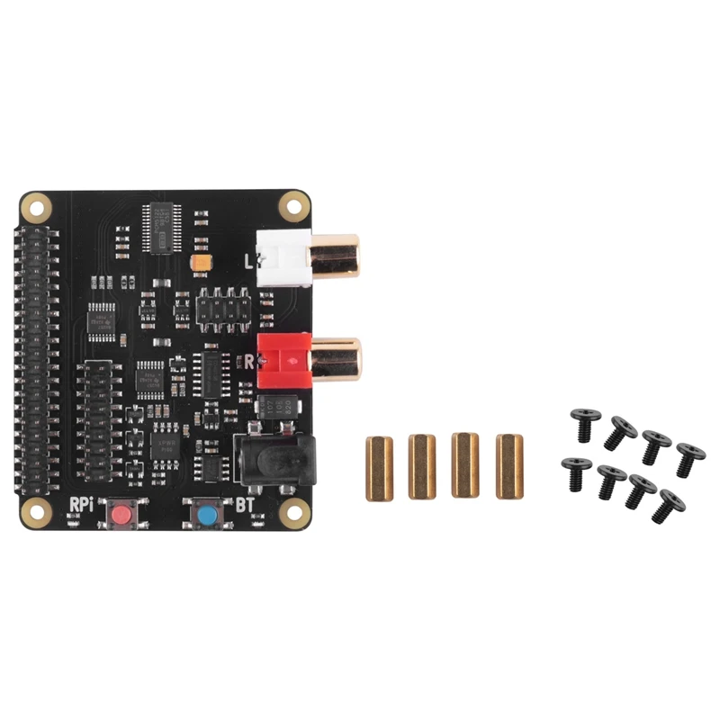 

Для Raspberry Pi Hifi DAC HAT PCM5122, для Raspberry Pi 4B/3B + X930 V1.3 Hifi DAC HAT с функцией управления питанием