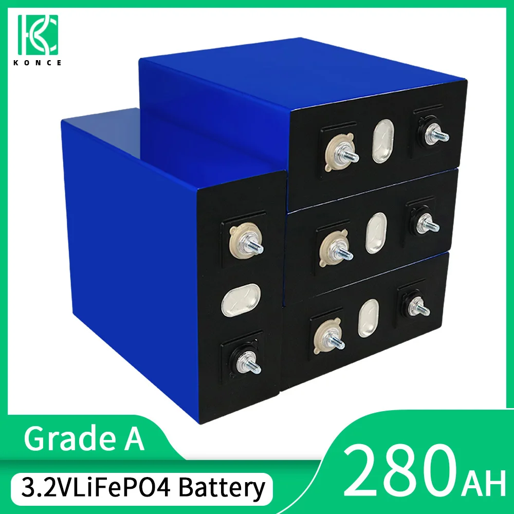 Новый аккумулятор 280AH Lifepo4 3 2 v DIY 4S 16S 12V 24V для электромобиля RV система хранения