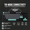 Feker Galaxy80 Gaming Keyboard, Aluminum Alloy Wireless Mechanical Keyboard, BT5.0/2.4G/USB-C Gasket-Mounted Keyboard 3