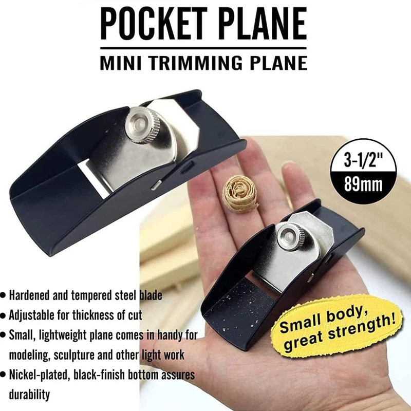 Mini Aluminum Wood Hand Planer 6