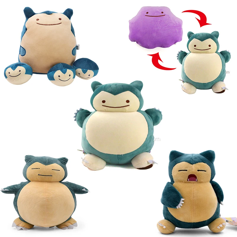 

Snorlax Pokemon PlushToys Cartoon&Cute Stuffed Dolls Throw Pillow Birthday Gift For Kids Friends Boys Home Decoration