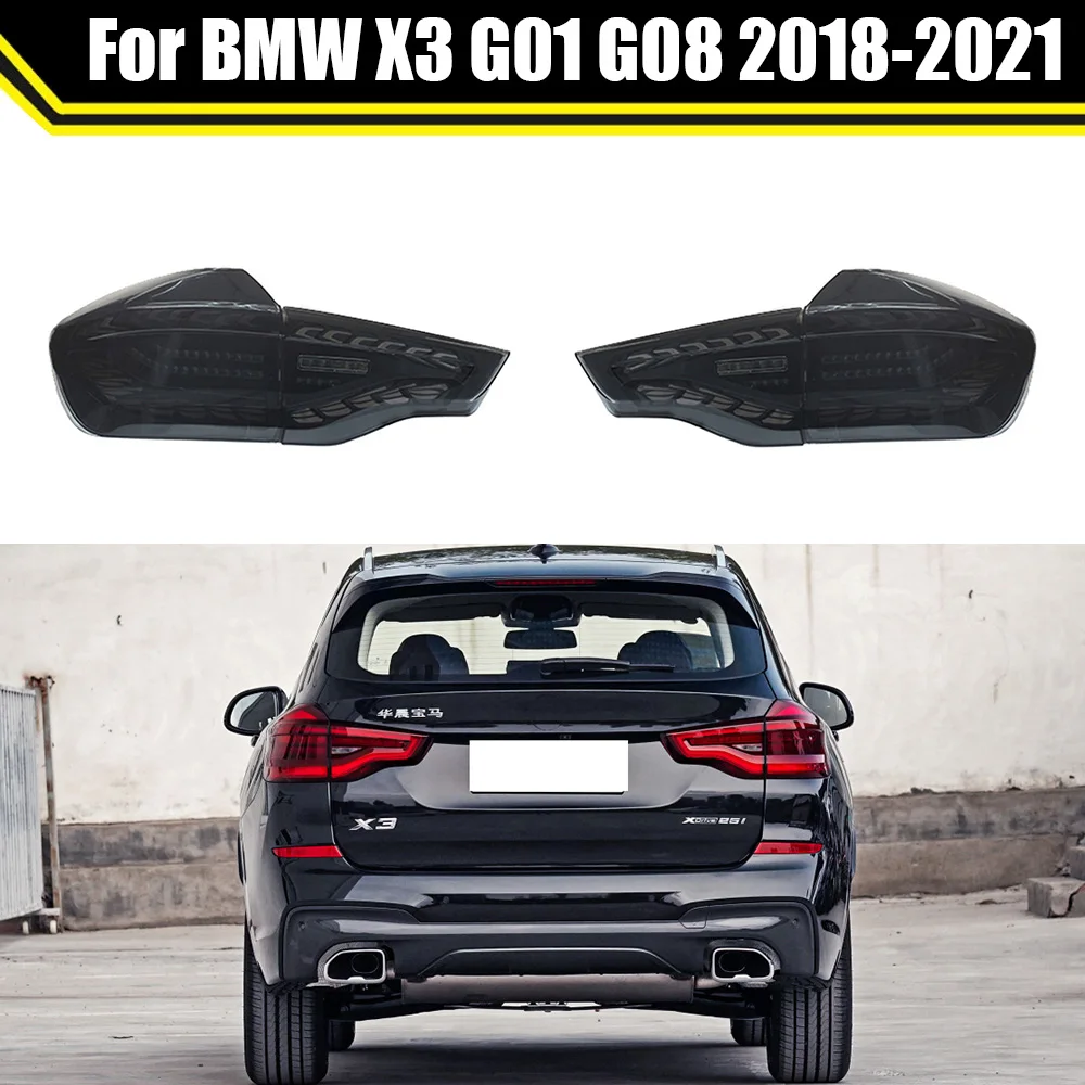 

Auto Lights Assembly For BMW X3 G01 G08 2018-2021 LED Taillights Rear Fog Lamp Dynamic Turn Signal Highlight Reversing And Brake