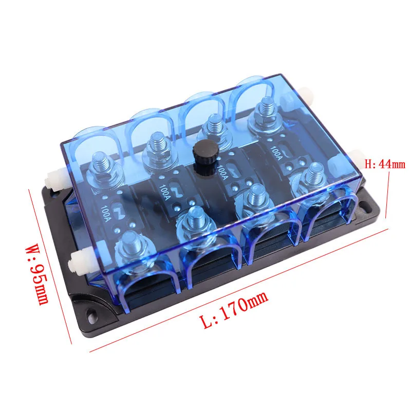 Universal ANM Car Power Fuse Block Vehicle Fuses Holder Distribution Blocks Camping Car Yacht Fuse Box With Spare plug-in fuse fuse holder,fuse box holder,power distribution block,fuse box,marine fuse block