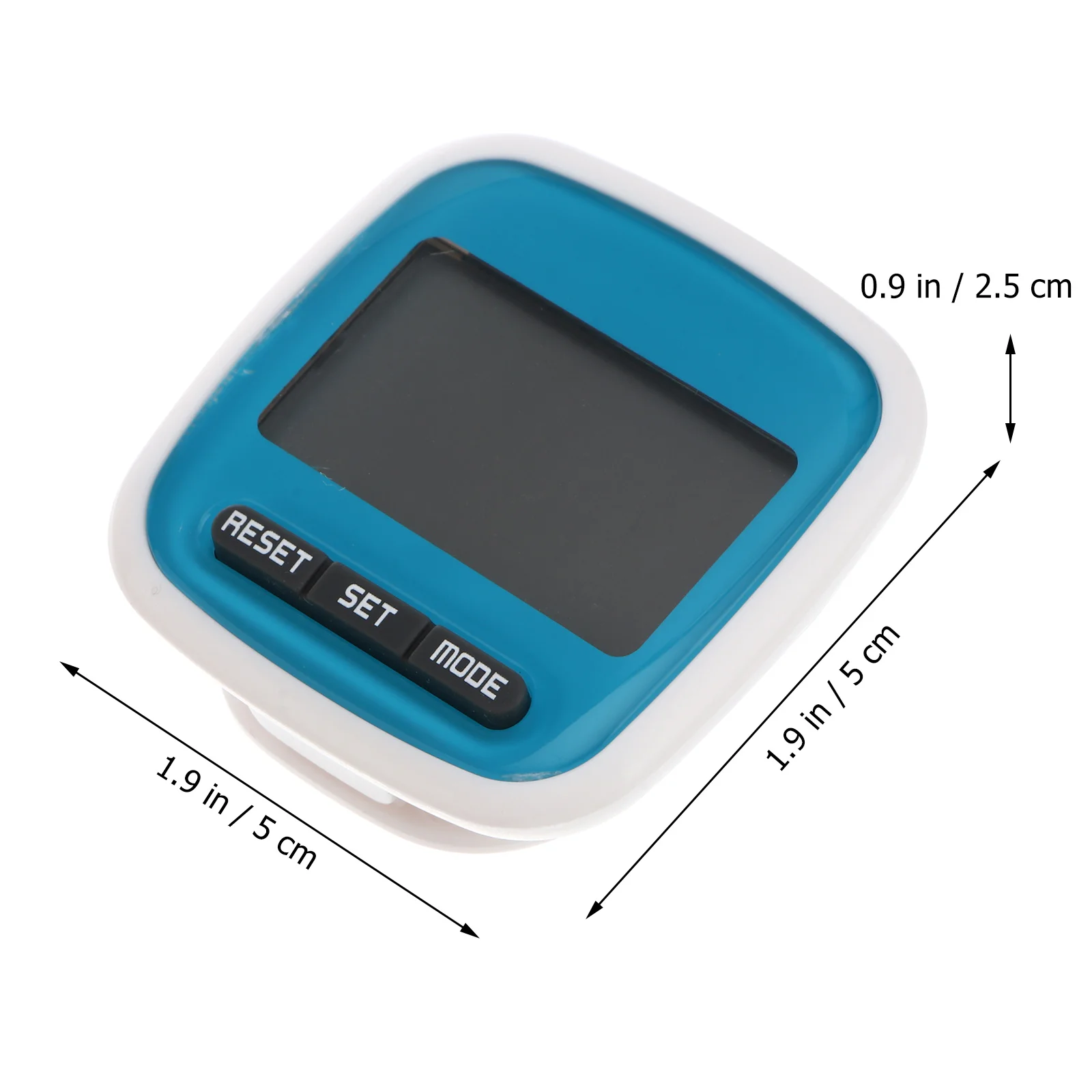 Portable Multi function LCD Digital Pedometer Step Counter Red ABS Shell 50x30x61mm Tracks Steps Distance Calories 99999