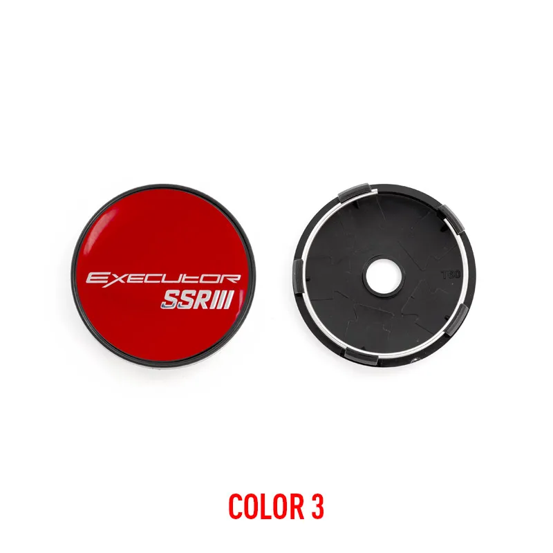 EXECUTOR SSR Car Wheel Center Hub Caps Car Emblem Badge Logo Wheel Center Cap label 4PCS/lot 60MM car styling accessories wheel center caps wheel center hub cap sticker