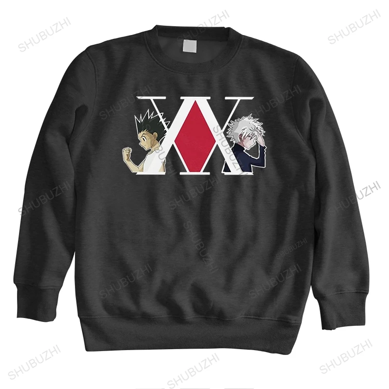 

Hunter X Hunter hoodie Homme Pre-shrunk Cotton Killua Zoldyck and Gon Freecss Harajuku sweatshirt Printed hoody Merch Gift