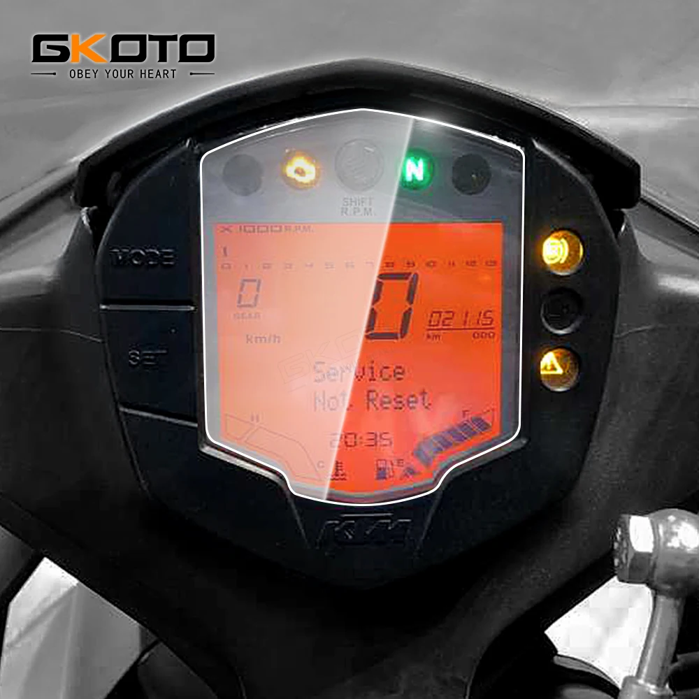 Motorrad Armaturenbrett Displayschutzfolie für KTM RC150 200 duke