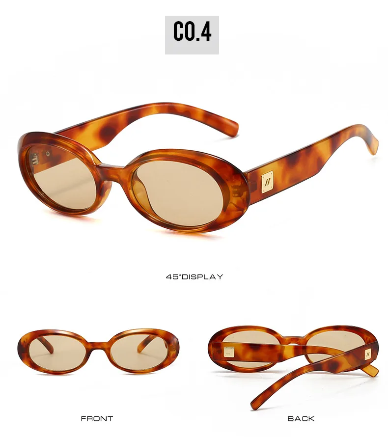 OULYLAN NEW sunglasses small oval frame classic retro men's and women's sunglasses simple street photography fashion glasses