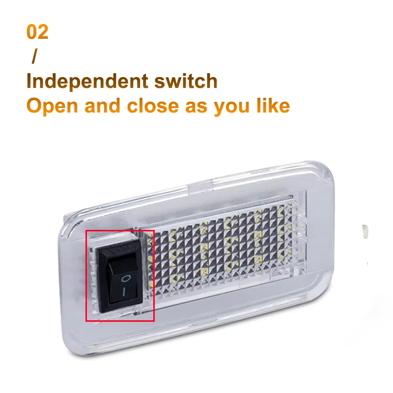 1PC LED Trunk Lights Luggage Compartment Lamps For Toyota Corolla Crown Land Cru