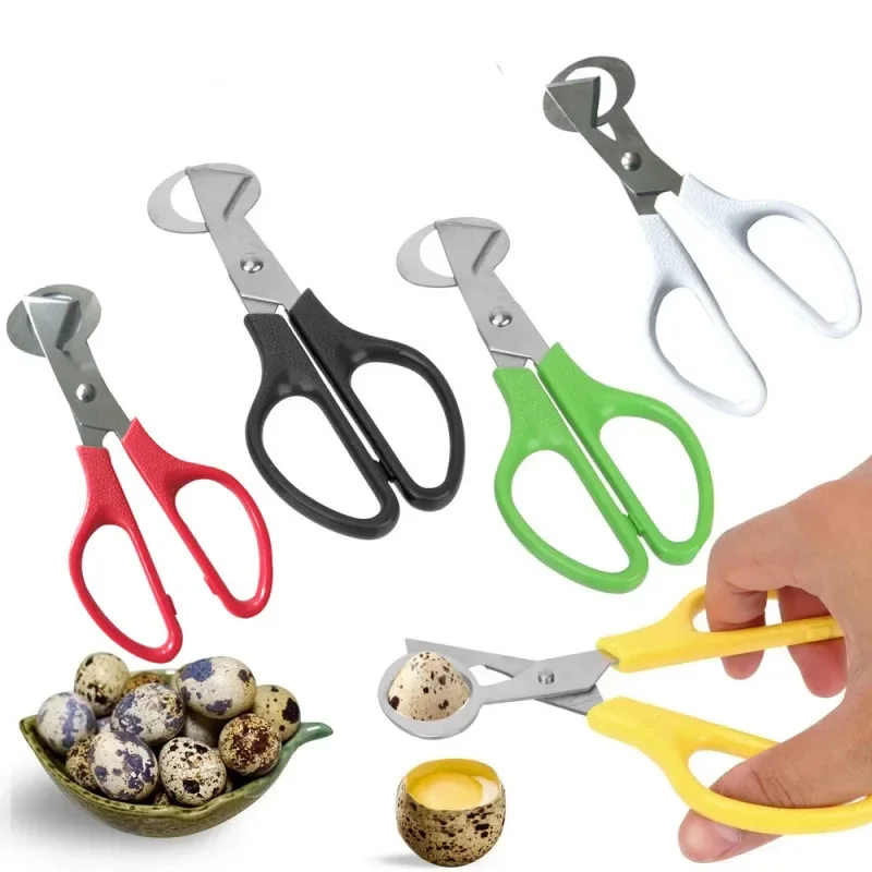 Egg Shell Opener Egg Slicer Egg Opener Egg Shell Scissors Sharp Quail Egg Cutter Pigeon Opener Stainless Steel Cigar Pigeon Bird Egg Topper Cutter Scissors for Kitchen Gadgets Tools