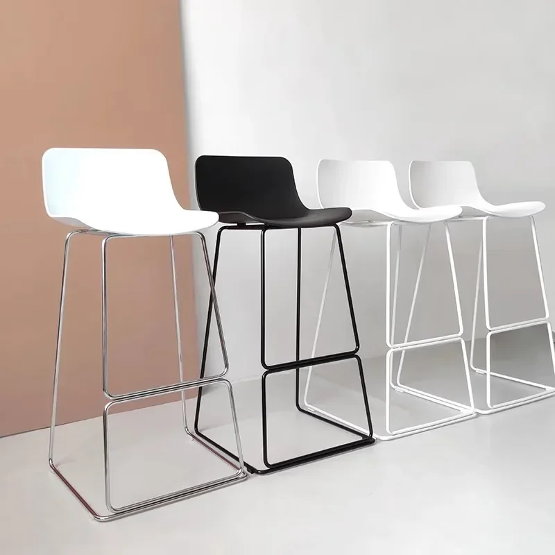

nordic metal bar chair hair commercial bedroom outdoor stylist restaurant balcony bar chairs simple chaises bar lounge Furniture