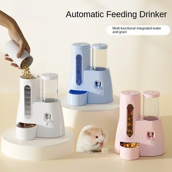 Hamster Auto Feeder & Water Bottle 1