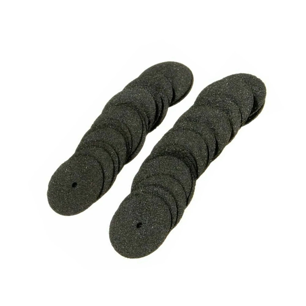 72Pcs 24mmresin Cutting Discs Wheel Cutting Disc With 2pcs Connecting Rod For Rotating Tools With 3.1 Mm Mandrel Abrasive Tools