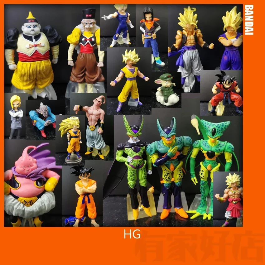 Bandai Dragon Ball Hg Sp Gogeta Brolly Buu Cell Action Figure Modello Da Collezione Toy Anime Dragonball Capsule Giocattoli Fan Regalo