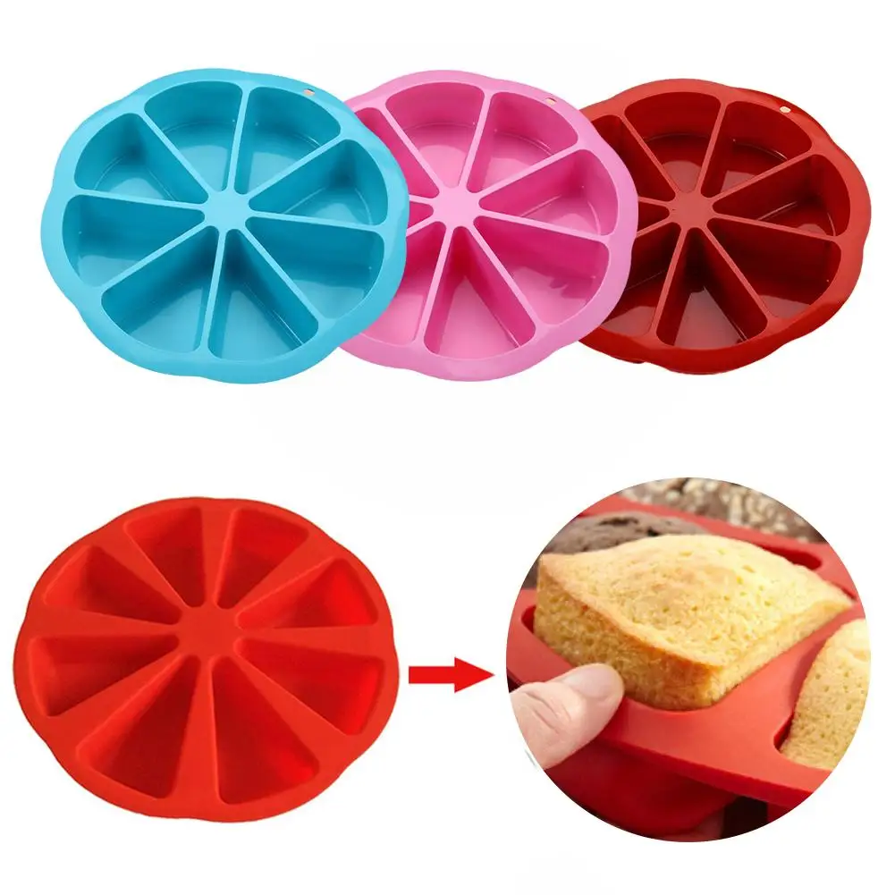 Description Picture 6 of itemTriangle Silicone Mold Jelly Pudding Chocolate Mousse Pastry Bread Pan Dessert Bakeware Ice Cake Kitchen Cream Tools Suppli C7E5