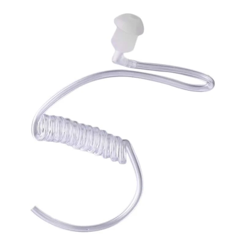 RISENKE-Transparent Acoustic Tube Earpiece Headset,Compatible with Midland,GXT1000,GXT1050,LXT500,LXT600VP3, Radio Walkie Talkie