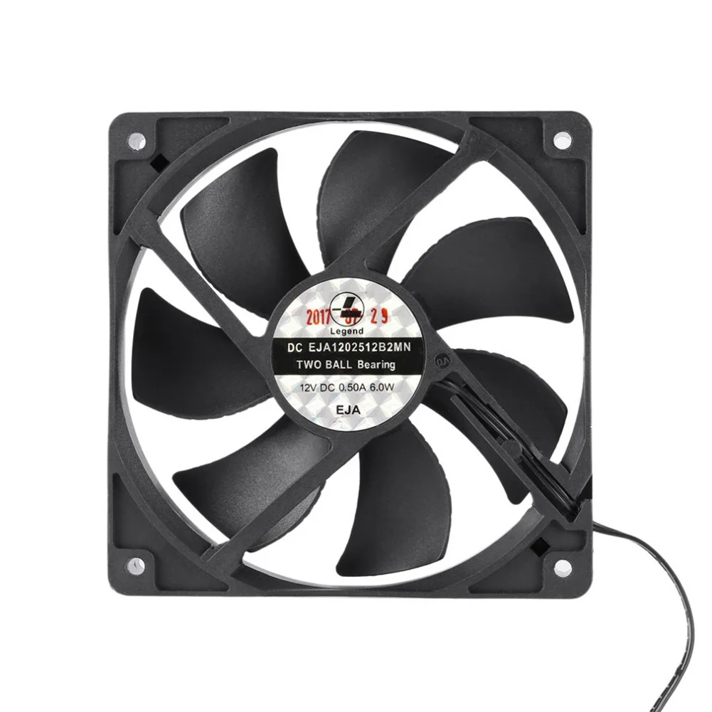 12cm High Speed Fan 4 Pin Desktop Chassis Fan 12V Large Air Volume Computer PC Case Radiator Cooler 1200RPM/3000RPM Cooling fan