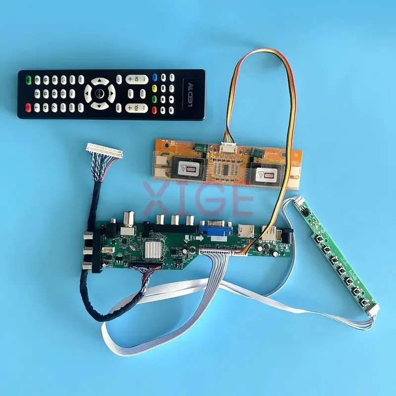 

Driver Board Fit M190EN01 M190EN02 M190EN03 M190EN04 IR+AV+USB+HDMI+VGA Kit 30Pin LVDS Digital Signal DVB Matrix 1280*1024 4CCFL