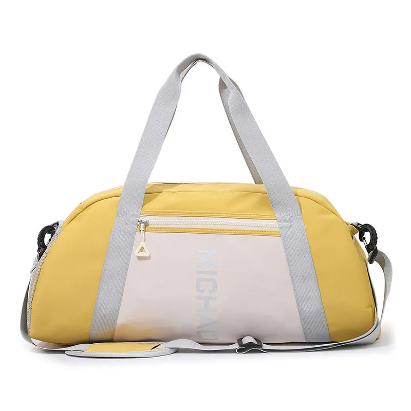 Women Yoga Handbag Dry Wet Separation Storage Pack Short Trip Duffel Bags Shoulder Packs Large Capacity Sports Fitness Bag