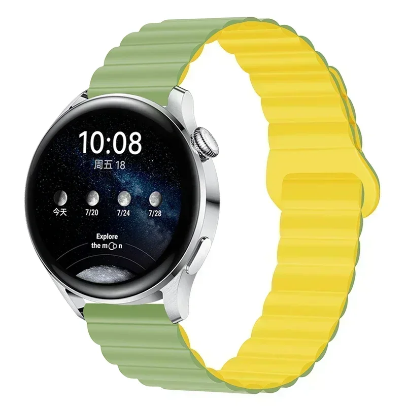 Magnetic Loop Silicone Watchband Strap