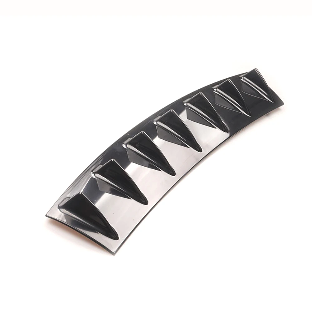Car Bumper Spoiler Bumper Lip Car Rear Bumper Lip ABS Plastic Universal Rear Bumper Lip Spoiler Chassis Diffuser 3fin 5 Fin 7fin Shark Fin Style