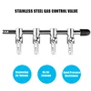 1 2 3 4 5 Way Aquarium Air Splitter Valve Fish Tank Air Pump Flow Splitter Distributor Pump Valve Tap Lever Control Switch Valve 4