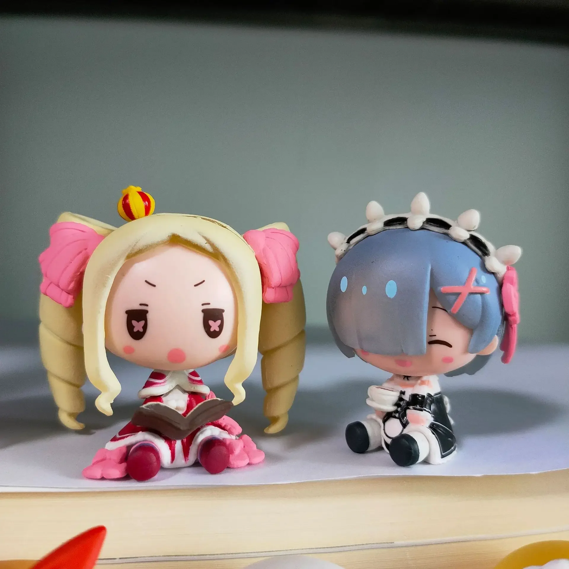 1 Zoll süße Re Zero Figur Emilia Ram Statuen Kawaii Re:Zero Action Figur Puppe Schreibtisch Dekor Dekoration Home Ornament Spielzeug Geschenk – Detail 7