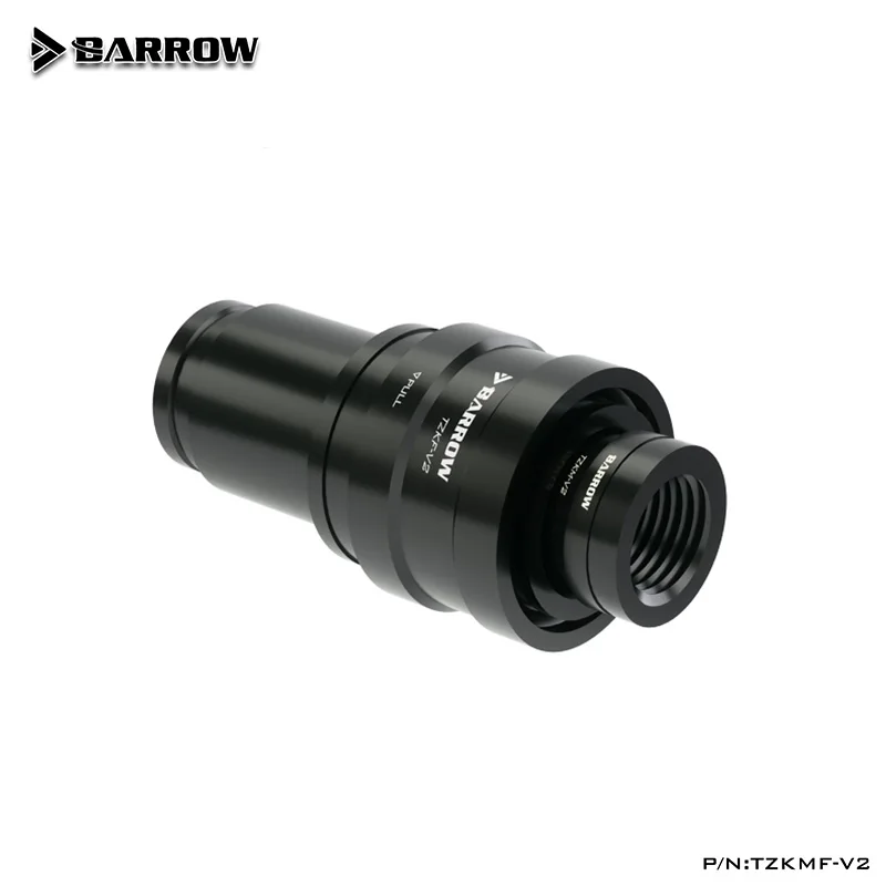 Conector de Desconexão Rápida do Carrinho de Mão Masculino Fêmea Kit g1 Encaixes de Componentes de Resfriamento de Água do Computador Faça Você Mesmo Tzkmf-v2 - Imagem 2