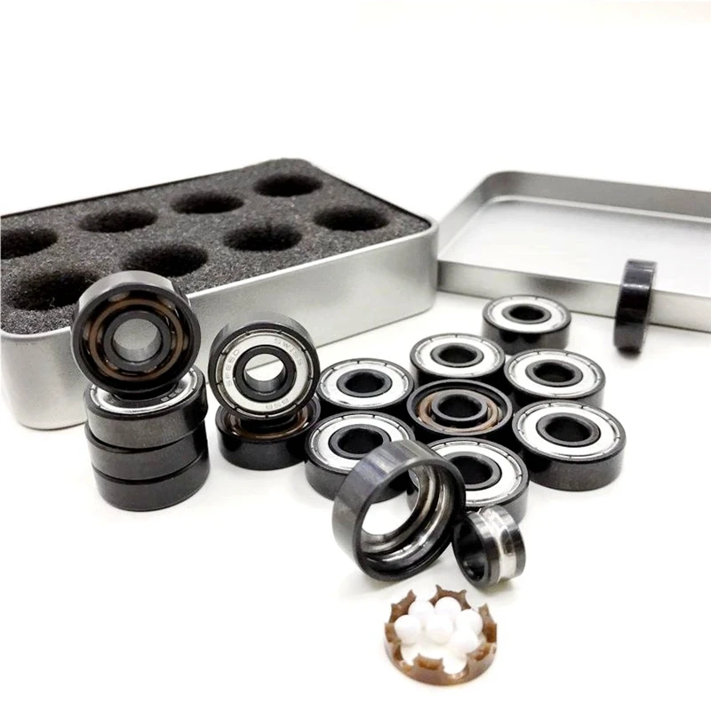 

16 PCS High-Speed Bearings High-Speed Skating Roller Skates Skateboard Drift Shaft Skate Accessories