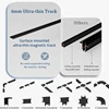 6MM Thin Smart Tuya Zigbee Dimmable Ceiling Surface Mount Magnetie Track Light System Black White Slim Lamp Safe DC48V for Home 3