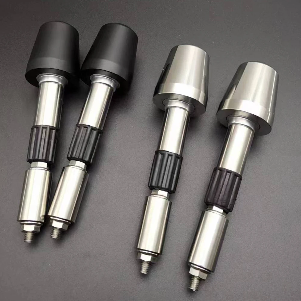 High-Performance Motorcycle Handlebar Grips with End Plugs, 770g