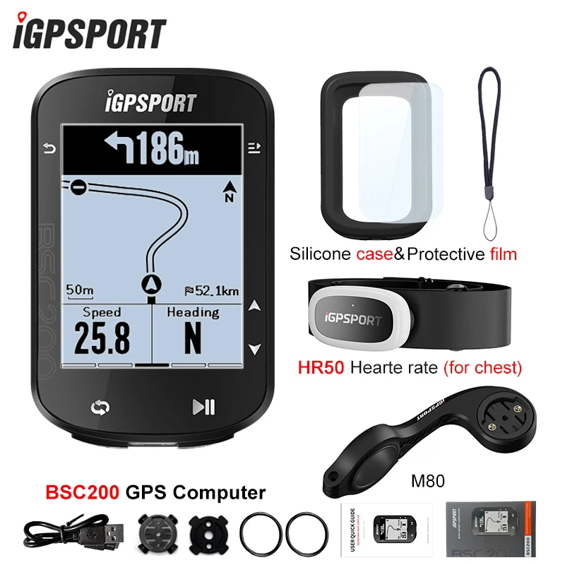 IGPSPORT BSC200 GPS Bike Computer Navigation Speedometer Bicycle