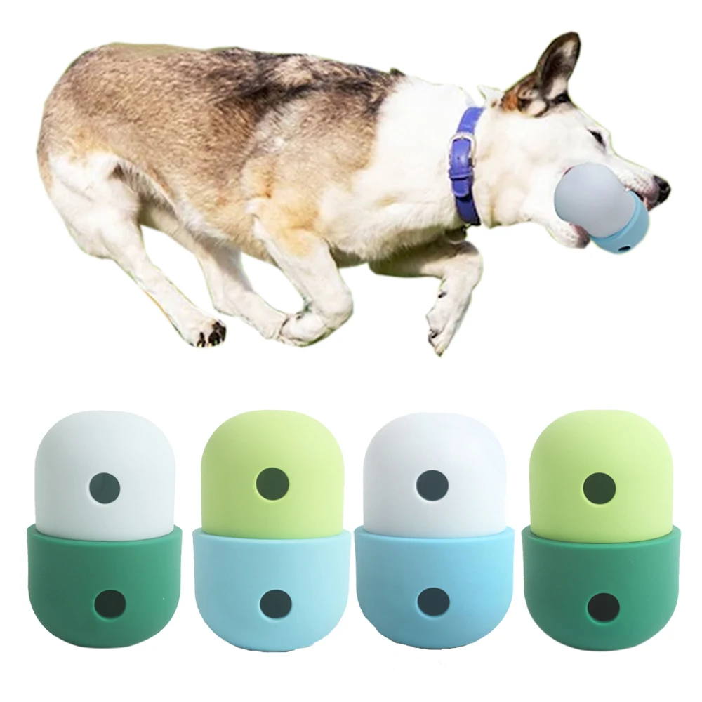 Natural Rubber Pet Dog Toys Dog Chew Toys Tooth Cleaning Treat Ball