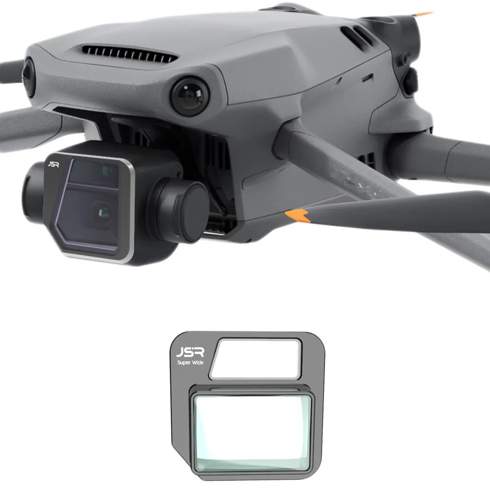 

Increased 33% Viewing Angle Aluminum Alloy Frame + Optical Glass Anti-Scratch Wide-Angle Lens For DJI Mavic 3 Drone