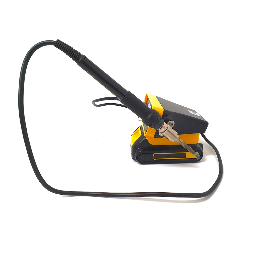 PTS300D T12 Soldering Stations Portable Cordless Temperature Controller Soldering Station Adjustable Household Maintenance Tools soldering iron soldering station