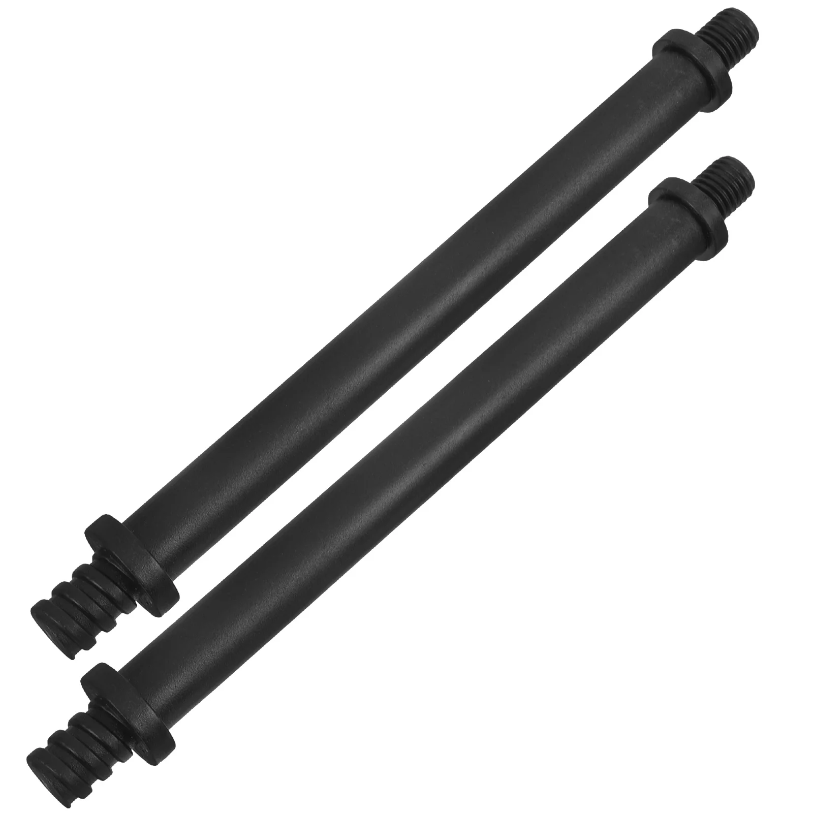 

2 Pcs Accessories Toilet Brush Plastic Rod Bowl Iron Handle Replacement Connector