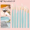 1pcs Stainless Steel Eyelash Extension Tweezers Eyebrow Clip High Precision Anti-Static False Lash Extension Tweezer Makeup Tool 1