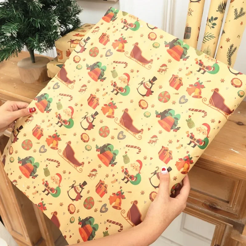 Vintage Christmas Gift Wrapping Paper 