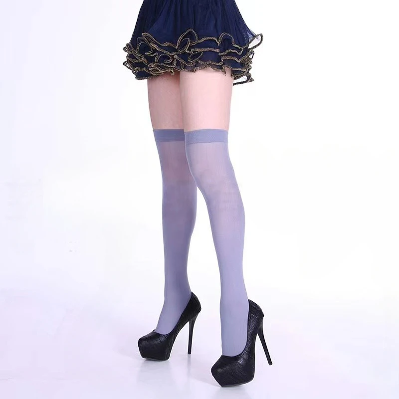 Vibrant Neon Thigh High Socks for Women - Sexy Evening Party Wear in Orange and Yellow