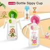 10oz Clamshell Baby Feeding Bottle Silicone Straw Spill-Proof Leak-Resistant Toddler Training Drinking Water Sippy Cup 1